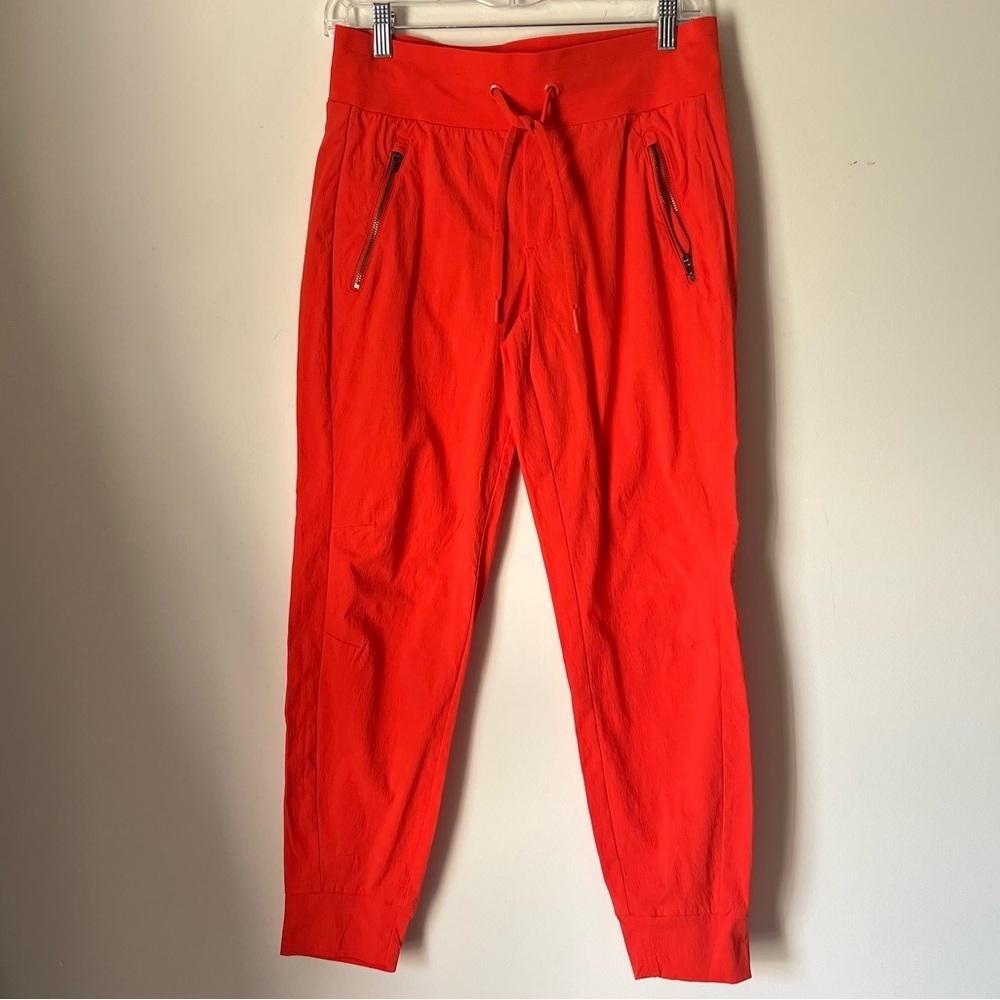 Athleta Trekkie North Jogger Pant Orange 4 Spring 22' Athleisure Outdoor Vibrant - Picture 2 of 13